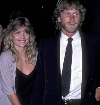 Michelle Pfeiffer con su ex novio Peter Horton