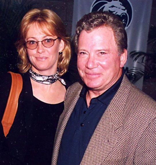 William Shatner con su exnovia Nerine Kidd