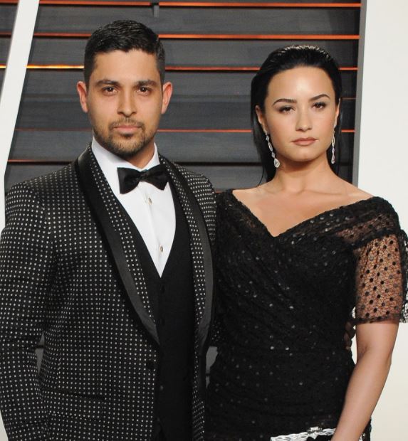 Wilmer Valderrama con su exnovia Demi Lovato